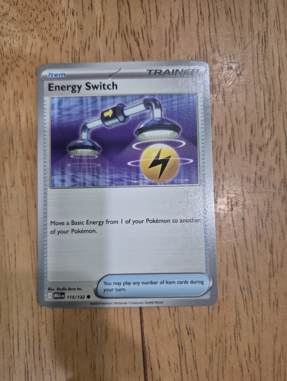 QTY 4 Energy Switch Pokémon Trainer Card